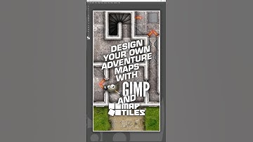 Design your own adventure maps with Gimp and Map Tiles