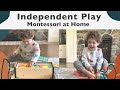 Making INDEPENDENT PLAY Easier & More Natural for your TODDLER! Montessori Tips for AT HOME.