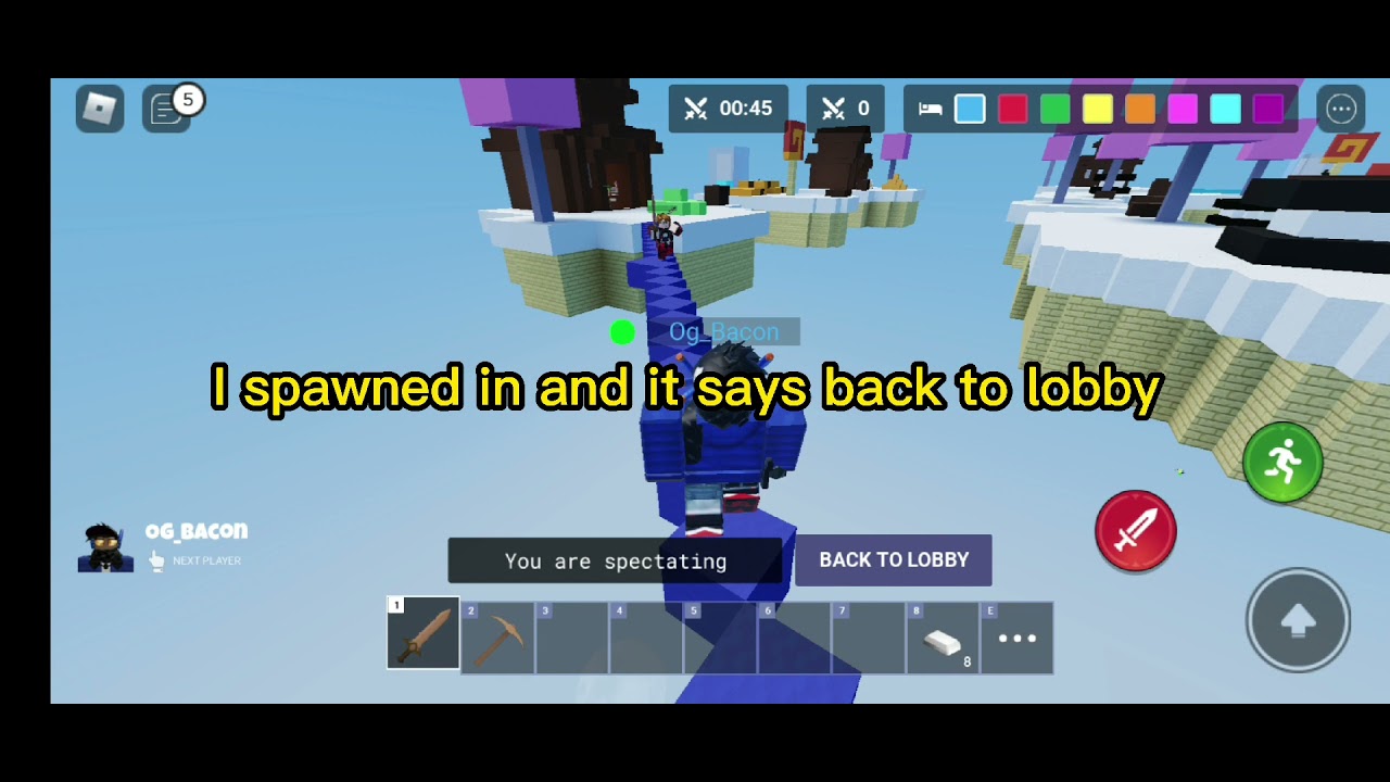 Roblox bedwars Spectator glitch - YouTube