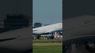 A330 Er Landing Delta Air Lines Amsterdam Airport Schiphol