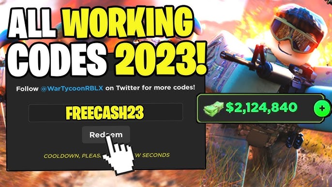 NEW* ALL WORKING CODES FOR WAR TYCOON 2022! ROBLOX WAR TYCOON CODES 