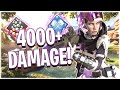 Unlocking the 4,000 DAMAGE Badge with Wraith!! (Apex Legends PS4)