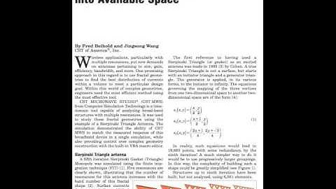 FRACTAL ANTENNA VALIDATION