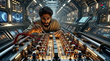 Two parallel plate capacitors are connected in parallel. One of the capacitors is then squeezed