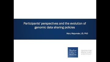Participants’ Perspectives and the Evolution of Genomic Data Sharing Policies