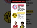 Bayern Munich Vs Dortmund Comparison 2025 Bayernmunich Dortmund Bundesliga Derklassiker