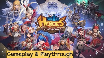 WITH HEROES - IDLE RPG (by NEOWIZ) - Android / iOS Gameplay