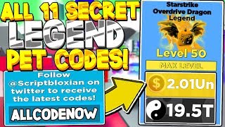 ALL 11 SECRET LEGEND PET CHI CODES IN NINJA LEGENDS!! *MUST USE* Roblox