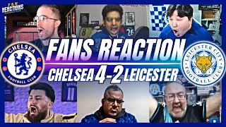 CHELSEA FANS REACTION TO CHELSEA 4-2 LEICESTER | FA CUP