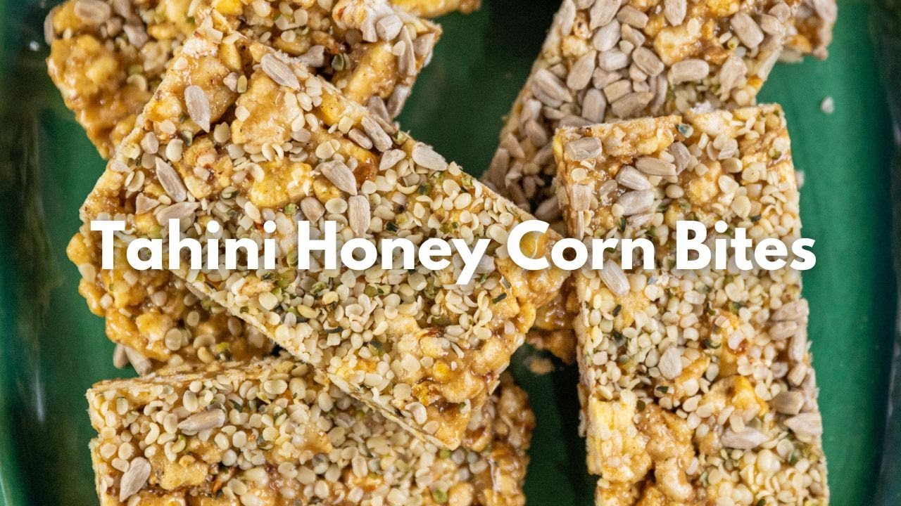 Tahini Honey Corn Bites