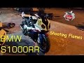 BMW s1000rr - BMW HP4, Exhaust Shooting Flames & BMW SportBike Sound, Crazy Speed BMW Bike!!