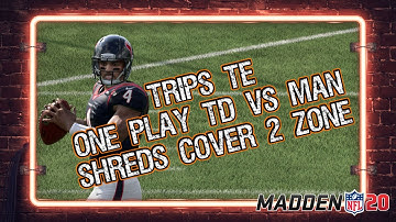Use This UNIQUE Trips TE Play to TORCH Man & Zone Coverage in Madden 20