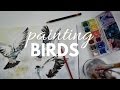 Painting Birds with Watercolour | Katie Jobling Art