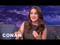 Alison Brie Attended A Nudist College - CONAN on TBS