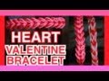 ♡ RAINBOW LOOM VALENTINE HEART BRACELET ツ DESIGN VIDEO TUTORIAL