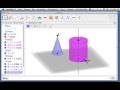 GeoGebra: конус и цилиндр