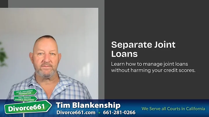💳 How to Separate Joint Loans Without Damaging Credit Scores? | Los Angeles Divorce #divorce661