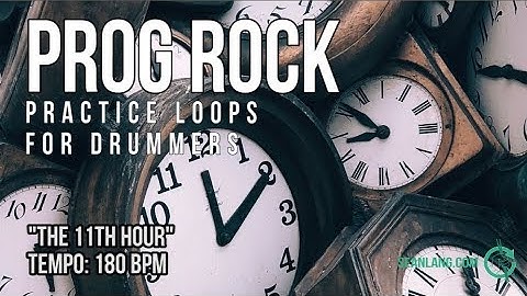 Prog Rock - Drumless Track For Drummers - "The 11th Hour"