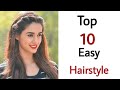 Top 10 easy & new best hairstyle for girls - new easy hairstyle | unique hairstyle | hairstyle girl