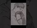 Couple Love Drawing | Couple Drawing Easy | Easy Pencil Drawing | #shorts #drawing #Iove #sketch
