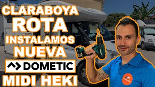 🎥 VLOG ❌ Claraboya Rota Por Viento! 🛠 Instalación de nueva Claraboya  Dometic Midi Heki de 50 X 70 by Caravaning Benicarló 1,473 views 9 months ago 7 minutes, 41 seconds