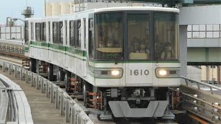 神戸新交通　1000型 10編成　六甲ライナー 南魚崎駅