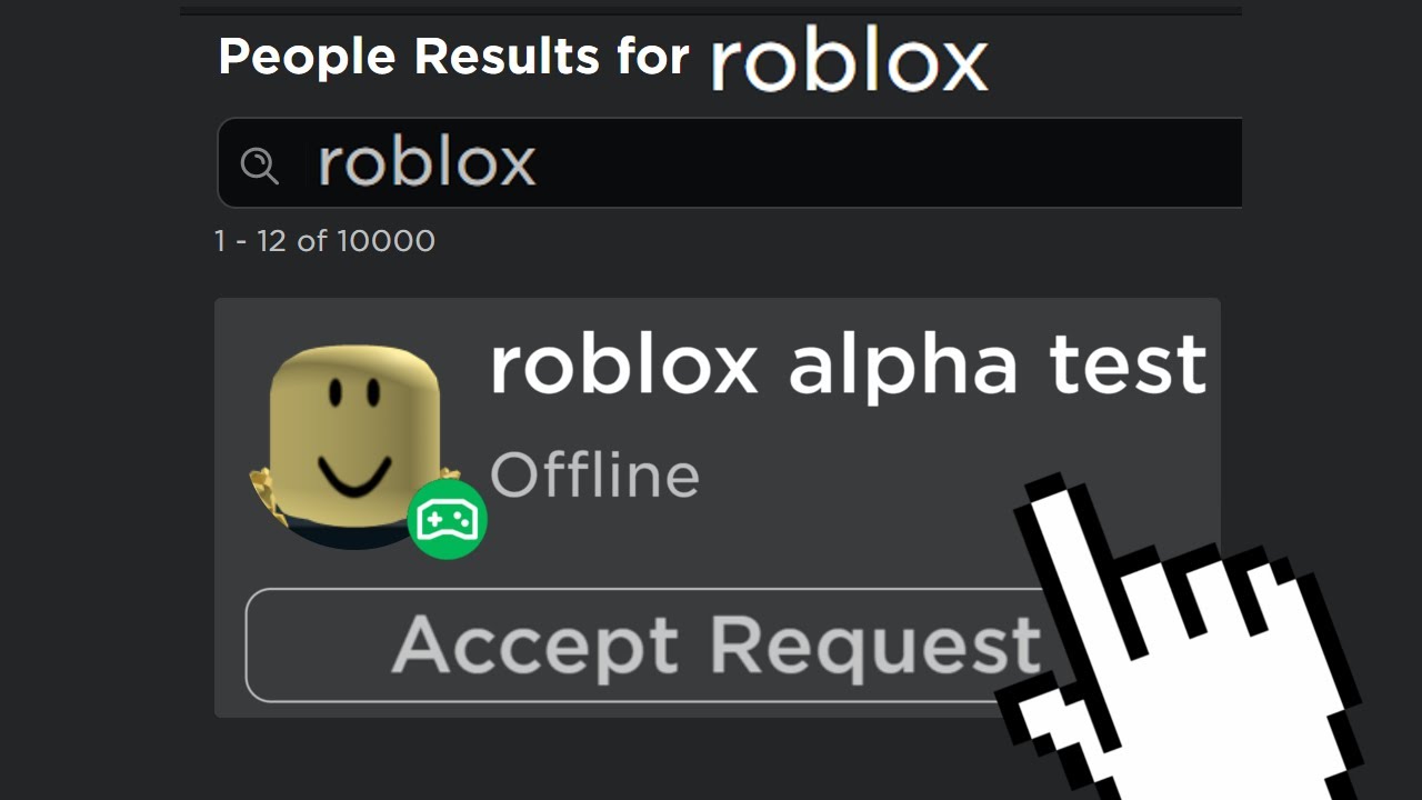 Who is roblox alpha test? 