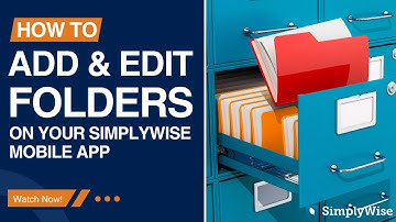 How to Add & Edit Folders in Your SimplyWise Mobile App