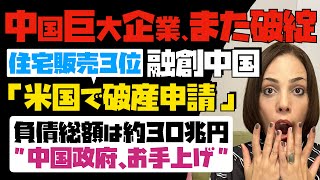 【中国政府、お手上げ】巨大企業がまた破綻。住宅販売3位・融創中国が米国で破産申請！負債総額は30兆円。