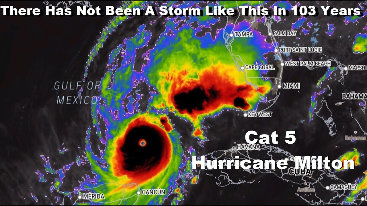 Hurricane Milton Is The First Hurricane To Hit Tampa In 103 Years - X ...