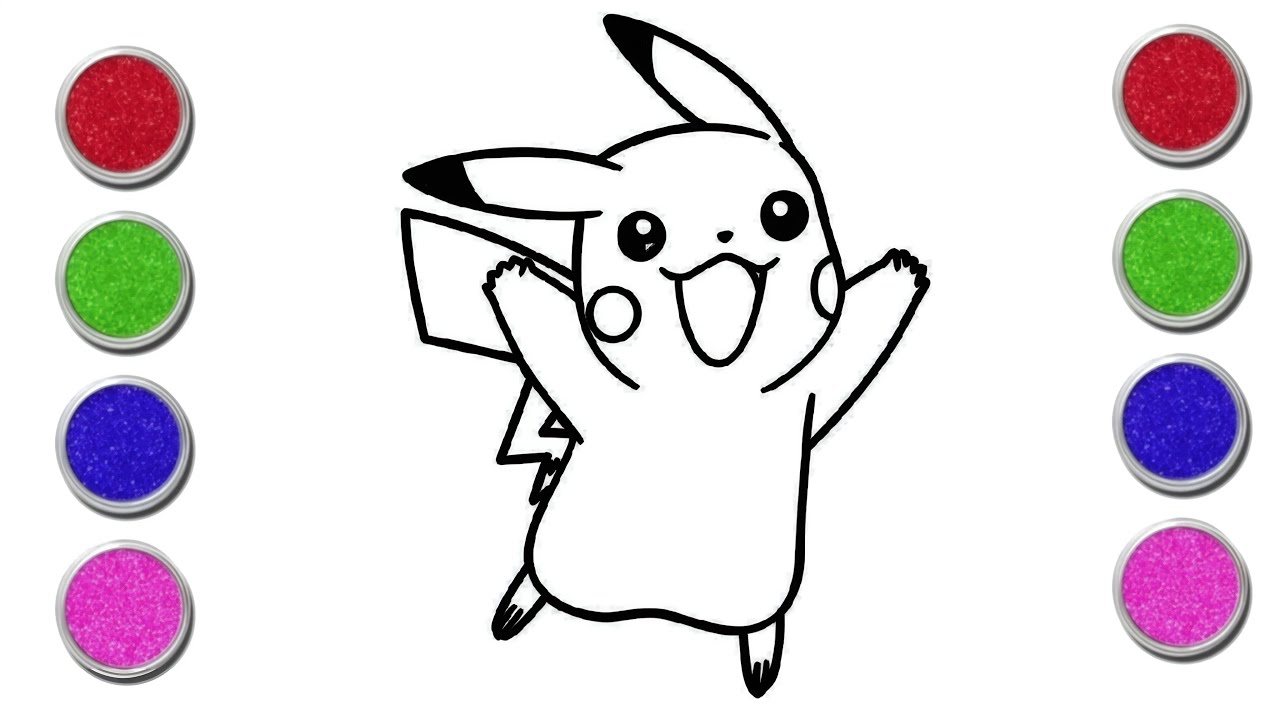 How to Draw Pikachu Easy | Pikachu Drawing for Kids | Cute Pokémon Drawing Step by Step |