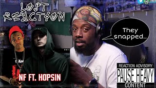 ANOTHER ONE THAT ALMOST HIT THE ARCHIVES....HEAT | NF - LOST ft. Hopsin | REACT W/H8TFUL!!