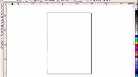 CorelDRAW Tutorial - How to Make  Default Setting for Paper Setting in Coreldraw