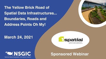 The Yellow Brick Road of Spatial Data Infrastructures- Boundaries, Roads and Address Points