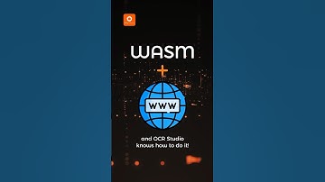 OCR in a regular browser with native app performance #WASM