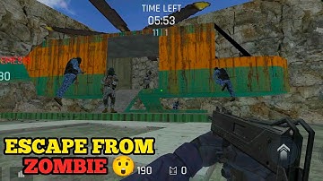 Kontra Multiplayer Fps - Zombie Escape Mode Gameplay Mobile
