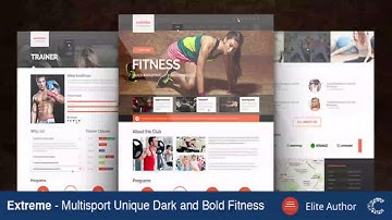 Extreme Gym & Fitness Theme | Themeforest Website Templates and Themes