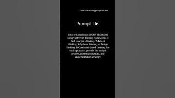 Think Like a Genius: Solve Problems with 5 Frameworks