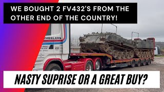 We bought 2 British Army FV432 Armoured Personnel Carriers From The Other End Of The Country Blind!