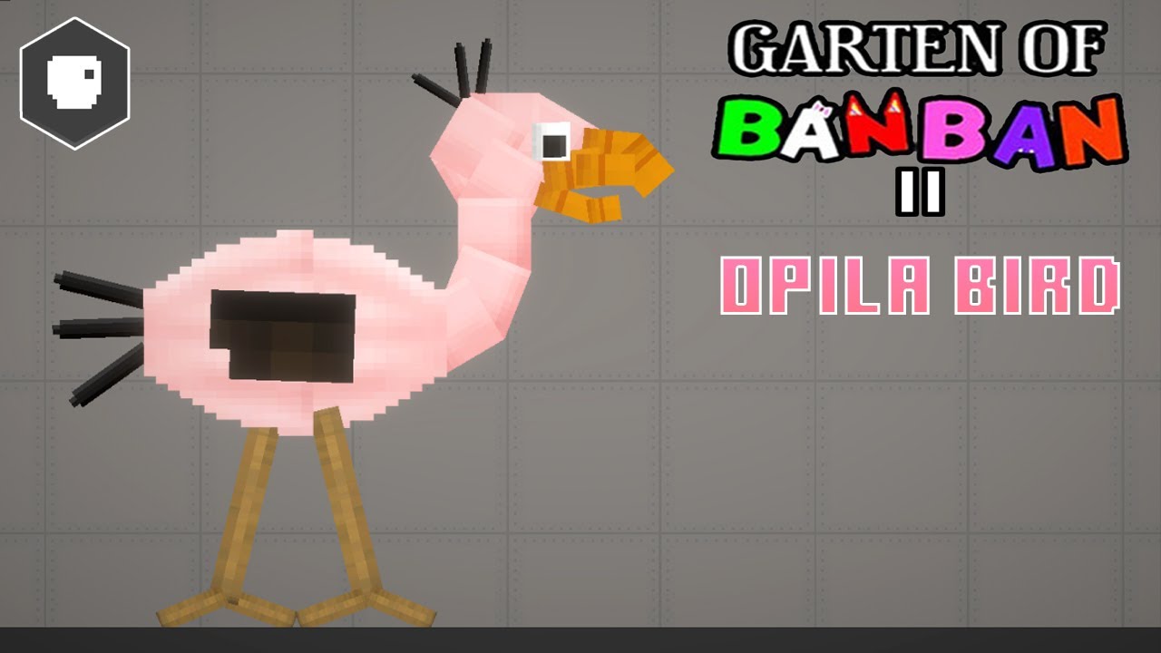 Opila Bird - Chicken (Garten of BanBan) Minecraft Mob Skin