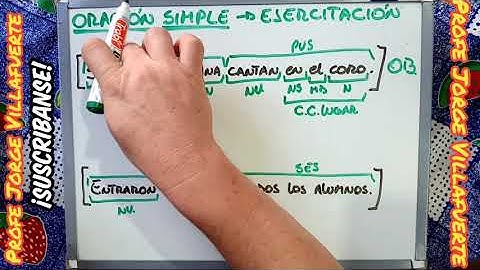 Gramática 31 - Análisis Sintáctico Oración Simple (Ejercitación)