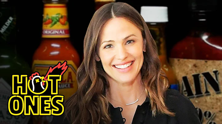 Jennifer Garner Says Golly While Eating Spicy Wing...