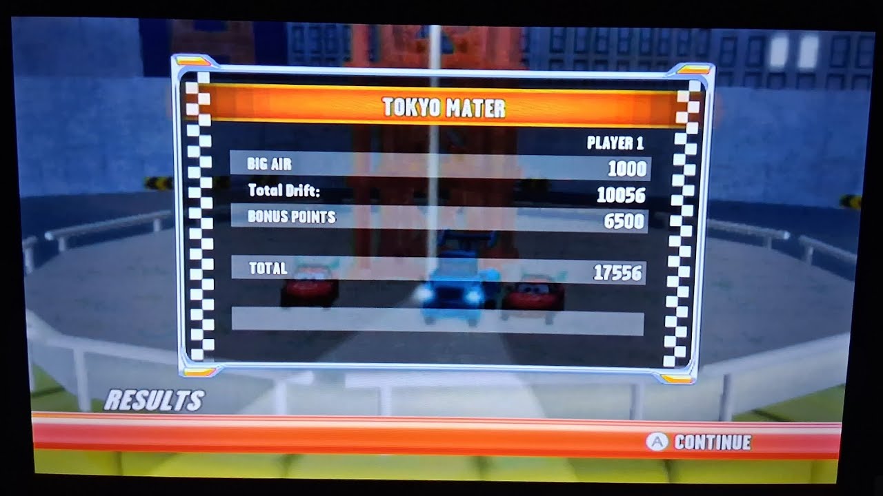 Cars Race-O-Rama Wii - 1:31.86 Tokyo Mater (Cars Toons)