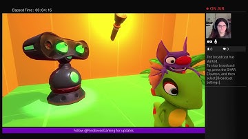 YOOKA-LAYLEE -- TOYBOX DEMO #PS4PRO [SECRET BUTTON, 100 quills, 1 pagile]