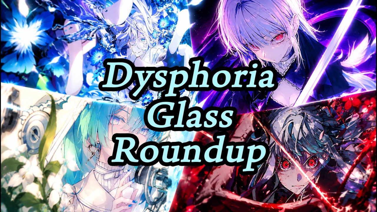 Dysphoria Mio, Maki, Sayo, Jingliu - Massive Glass Mousepad
