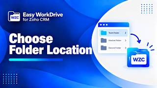 Control Where WorkDrive Folders Are Created in Zoho CRM | Folder Setup Tutorial