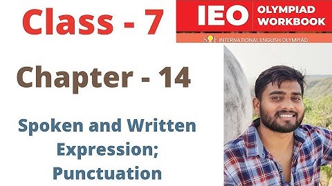 IEO ~ International English Olympiad |Class - 7 | C- 14 | Spoken and Written Expression; Punctuation