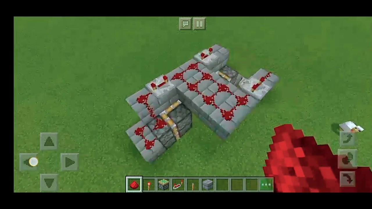TUTORIAL membuat Hidden Piston Door Minecraft PE #5 - YouTube