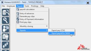 CHAPTER 5: Export Payroll to SAGA screenshot 2