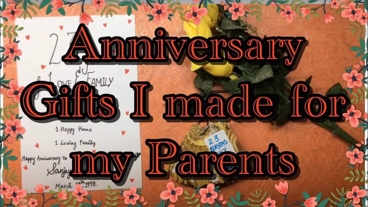 Beautiful Anniversary Gift For Parents • Anniversary Gift Ideas 2022 • How  to make anniversary gifts 